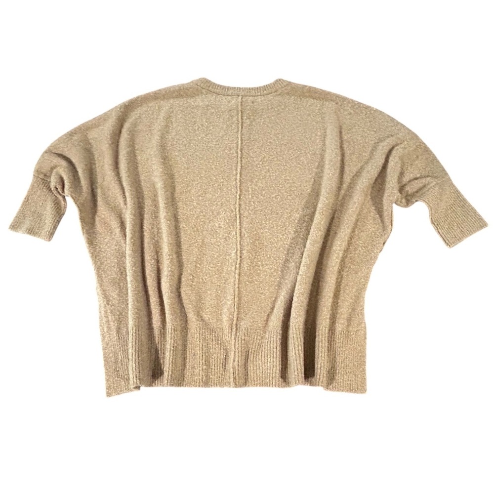 Lou & Grey LOFT Cozy Tan Marled Knit Oversized Dolman Sweater M/L 508170 - Picture 4 of 6